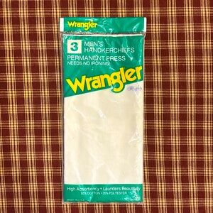 Vintage Wrangler Handkerchief New In Package